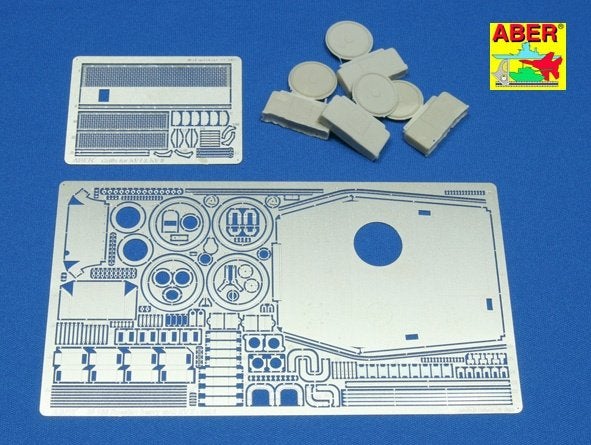 Aber 1/35 detailleringsset voor KV-II Russian Tank #35166, Overige merken, Tank, Verzenden, 1:32 tot 1:50
