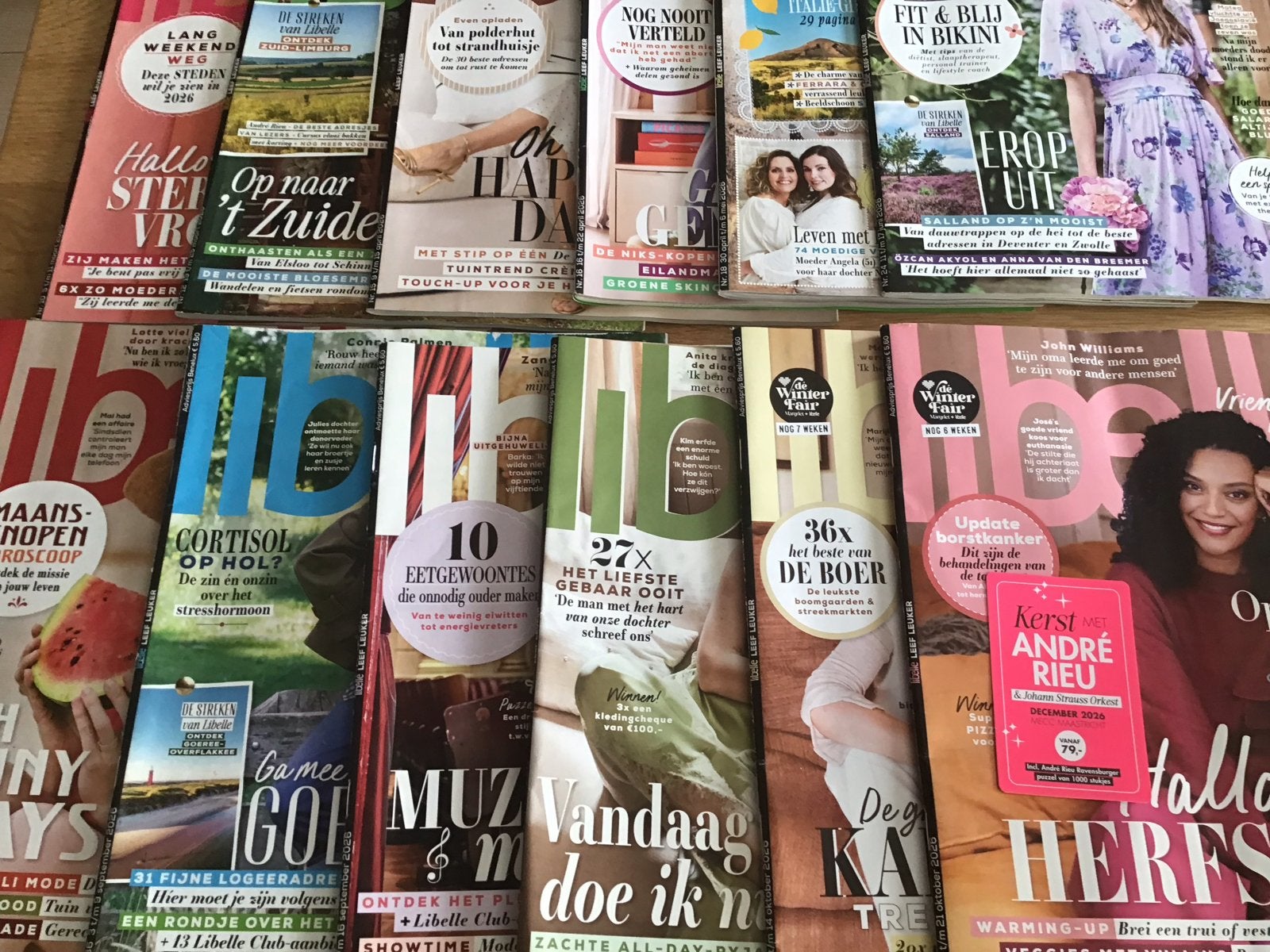 Libelle en Margriet tijdschriften - Diverse nummers, Ophalen of Verzenden, Gelezen, Damesbladen