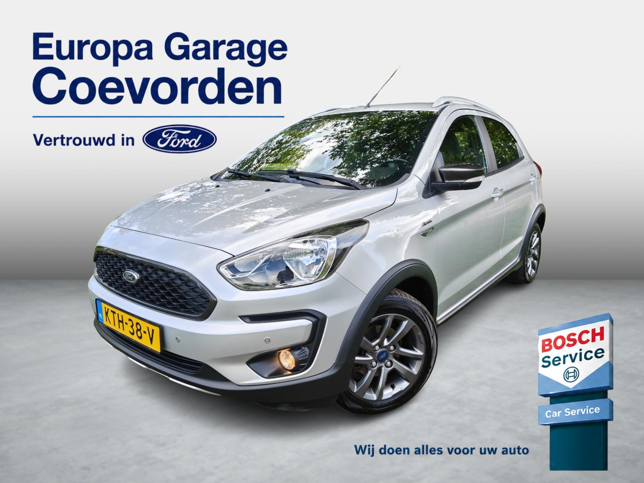 Ford Ka+ 1.2 Active | CRUISE | CLIMA | P. SENSOREN | CARPLAY, Auto's, Voorwielaandrijving, Gebruikt, 4 cilinders, Ka