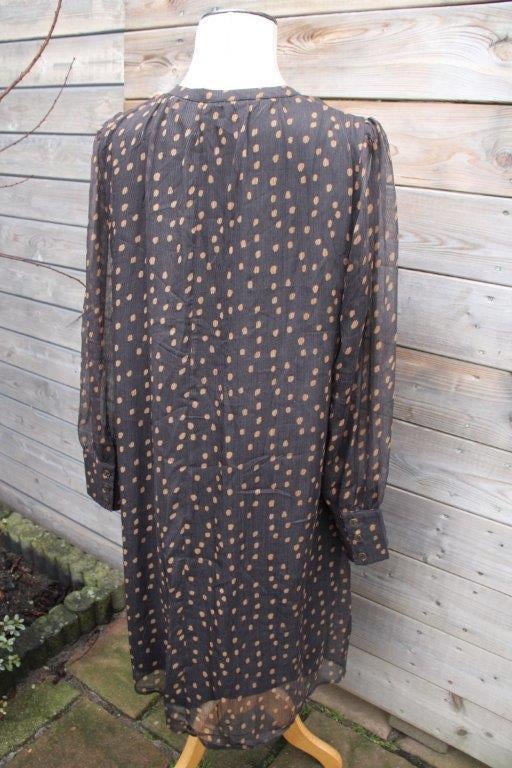 Jurk bruin/ camel Denim Hunter mt 42 Vaste prijs AANBIEDING, Bruin, Verzenden, Maat 42/44 (L), Zo goed als nieuw