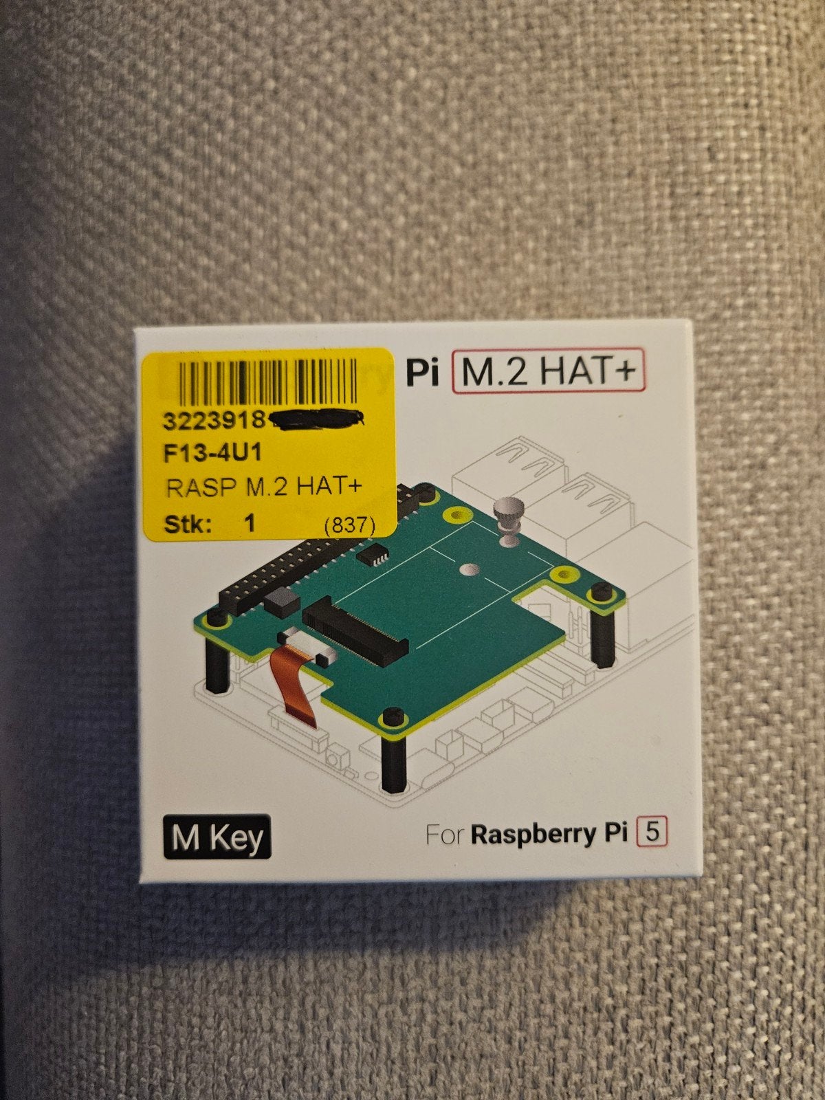 Raspberry Pi M.2 HAT+ voor Raspberry Pi 5, Ophalen of Verzenden, Nieuw