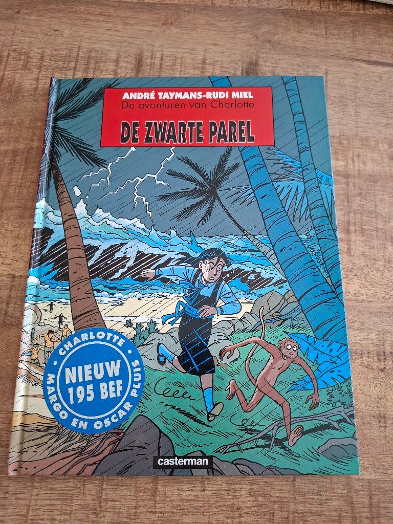 De Zwarte Parel -  De avonturen van Charlotte. Deel 3, Boeken, Eén stripboek, Ophalen of Verzenden, Zo goed als nieuw