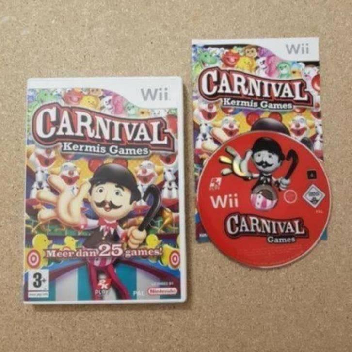 Wii | Carnival Kermis Games, Spelcomputers en Games, Games | Nintendo Wii, Gebruikt, 3 spelers of meer, Vanaf 3 jaar, Ophalen of Verzenden