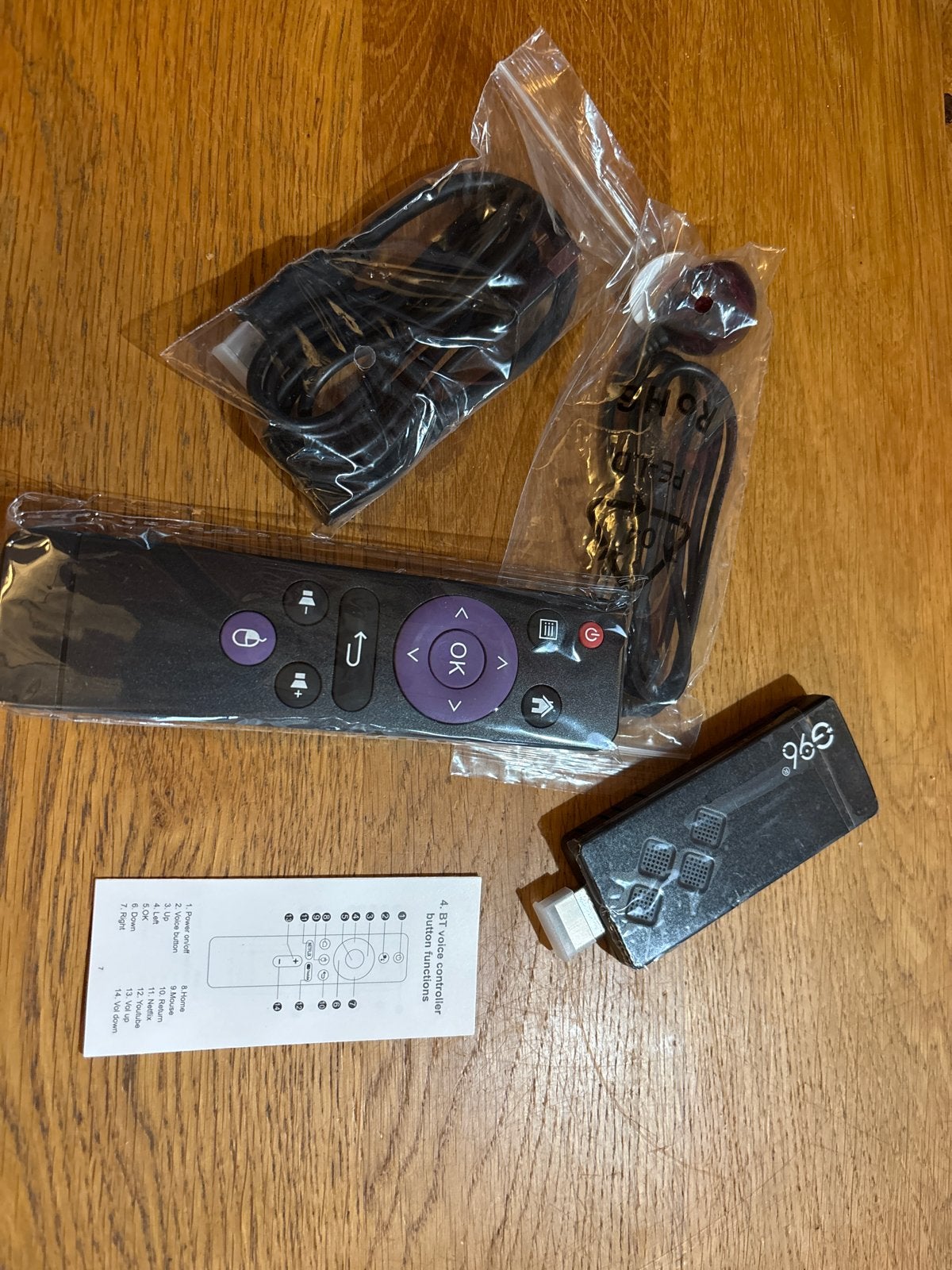 S96 Android TV Stick met Afstandsbediening, Ophalen of Verzenden, Zo goed als nieuw, HDMI, Zonder harde schijf