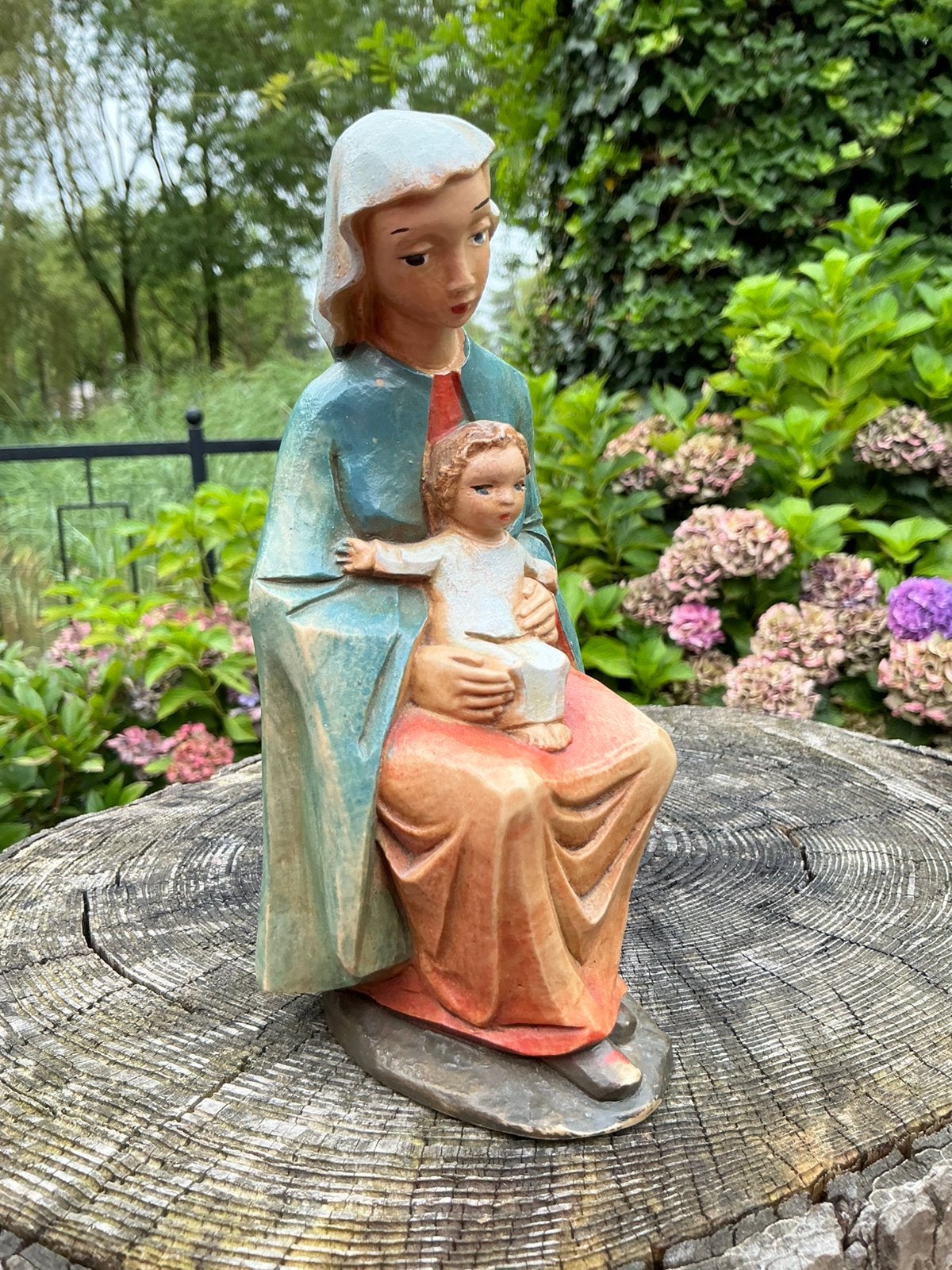 Prachtig Mariabeeld ❤️ binnen of buiten te plaatsen, Antiek en Kunst, Ophalen of Verzenden