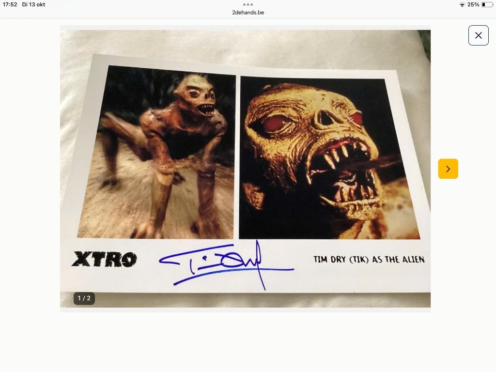 Handtekening Tim Dry XTRO, Verzamelen, Ophalen of Verzenden, Zo goed als nieuw, Foto of Kaart