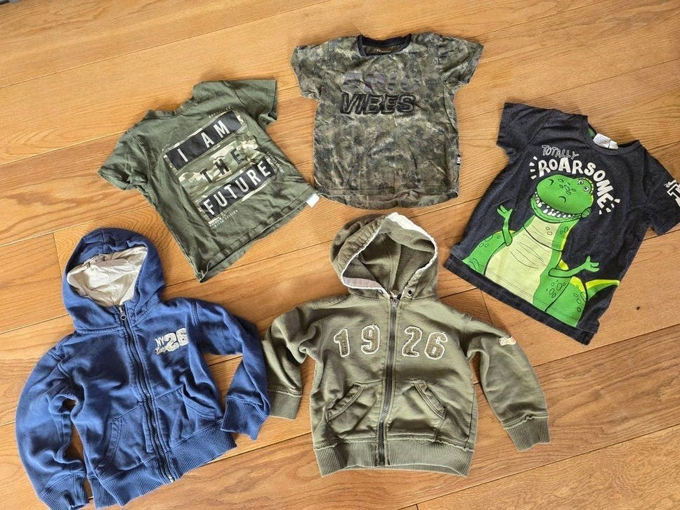 Kledingpakket jongens maat 104, 5 kledingstukken, Kinderen en Baby's, Kinderkleding | Maat 104, Ophalen of Verzenden, Gebruikt