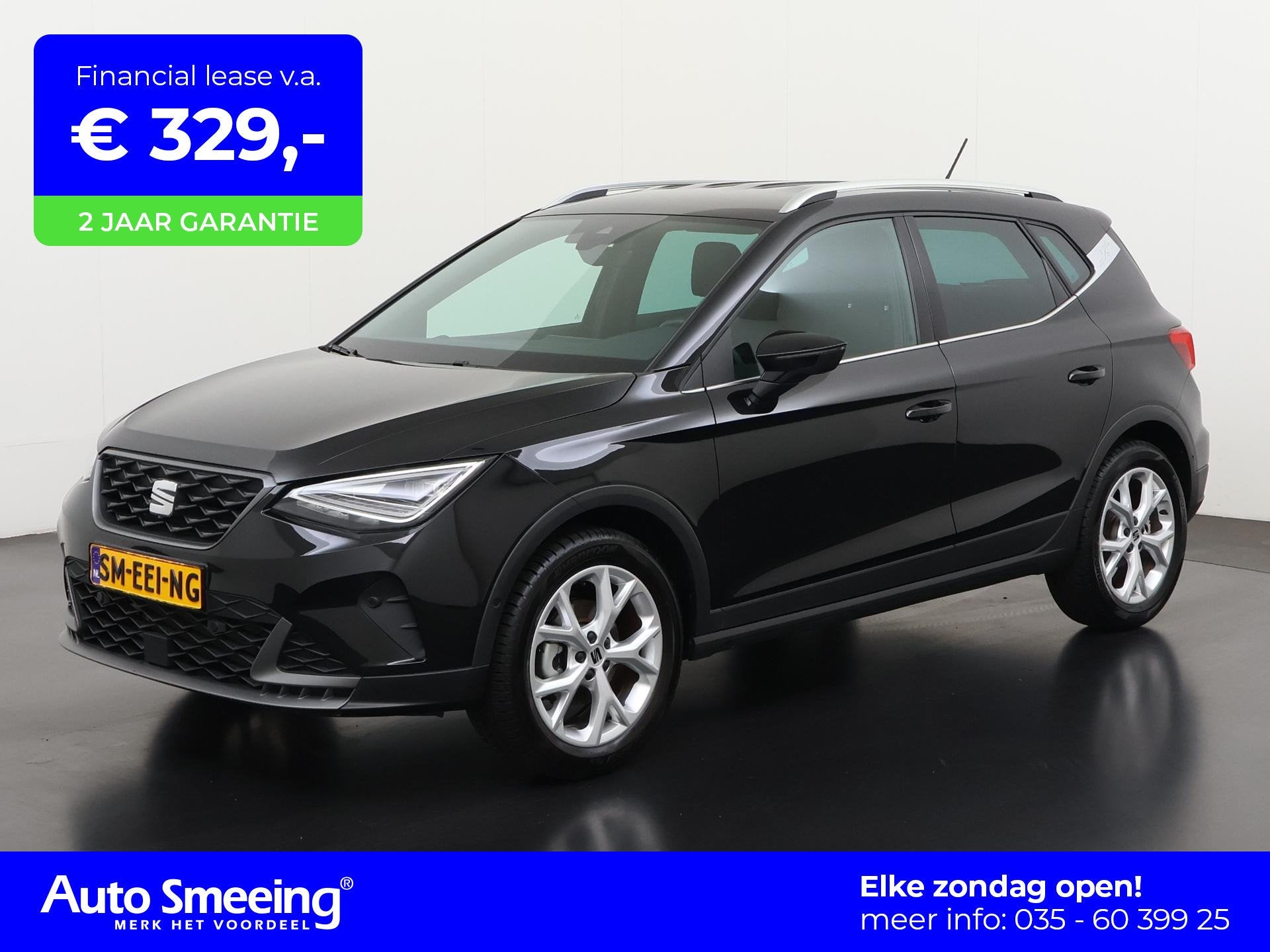 SEAT Arona 1.0 TSI FR DSG | Digital Cockpit | Camera | Zonda, Auto's, 12 maanden, Gebruikt, 620 kg, Zwart
