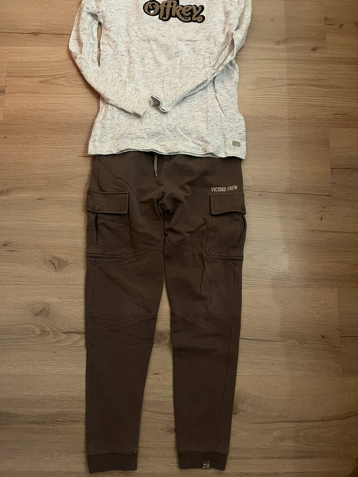 Quapi longsleeve en Z8 joggingbroek set maat 140 134/140, Ophalen of Verzenden, Gebruikt, Jongen, Setje