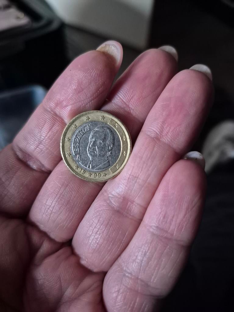 Spaanse 1 Euro Munt 1999, Ophalen of Verzenden, Spanje, 1 euro, Losse munt