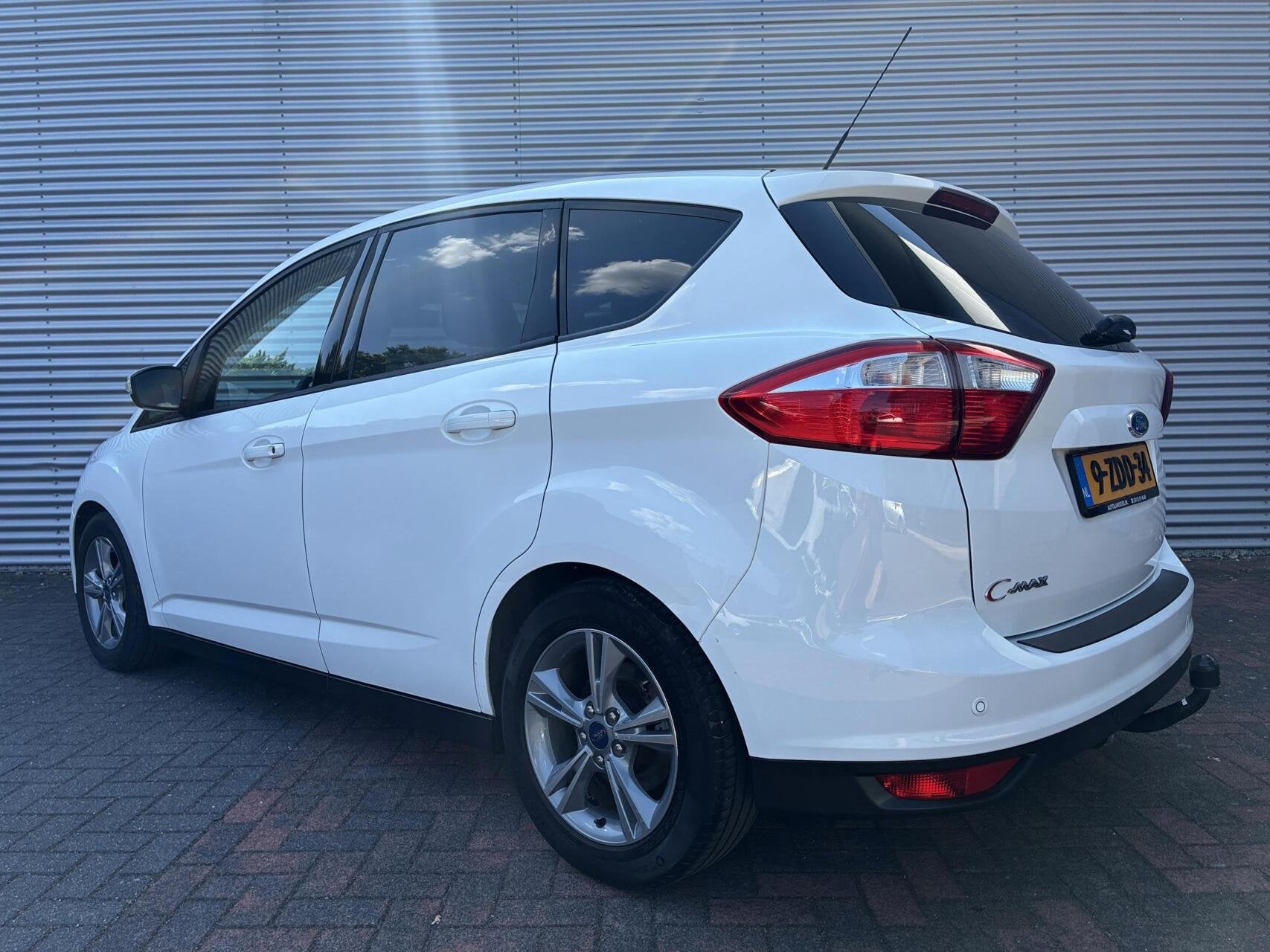 Ford C-Max 1.0 Edition Airco Cruise Navi NL Auto Trekhaak 14, Voorwielaandrijving, Euro 5, Gebruikt, Wit