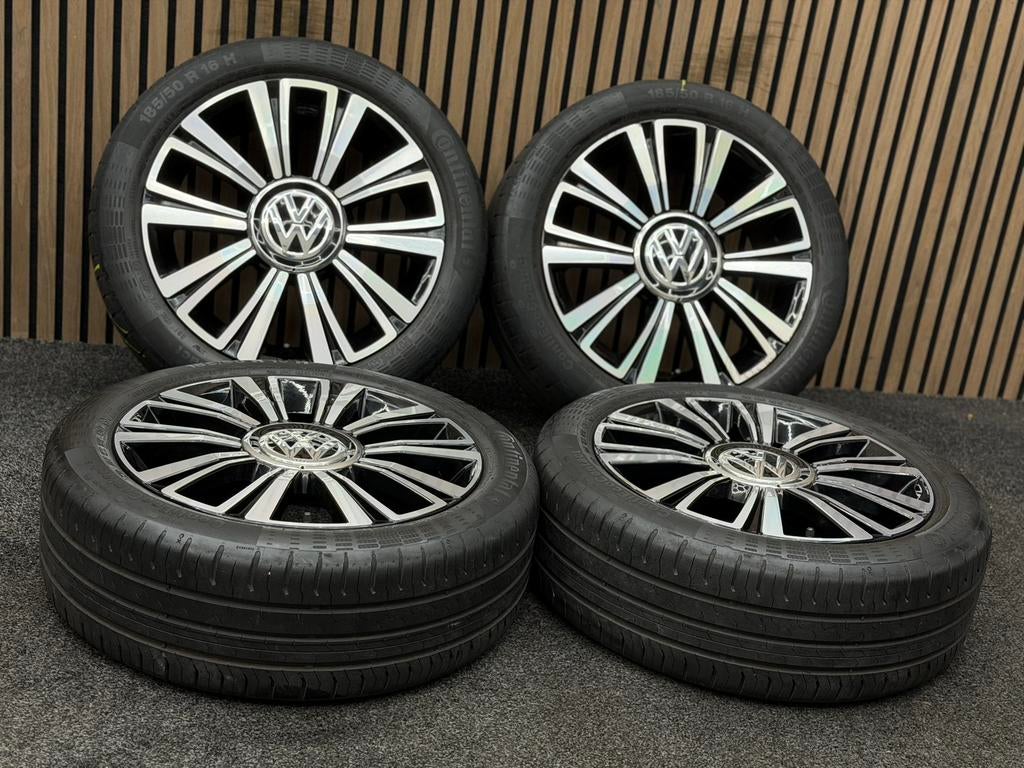 Originele 16 inch VW Up Up! La Boca 4x100 ET35 Continental, Auto-onderdelen, Banden en Velgen, Ophalen, 16 inch, ., Banden en Velgen
