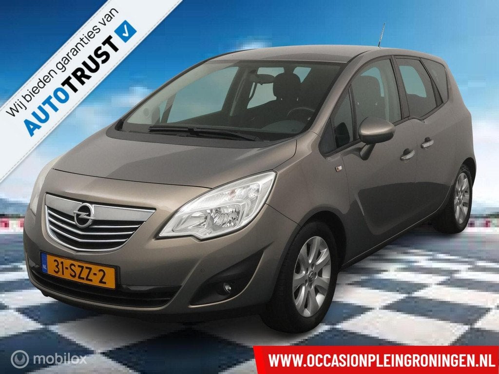 Opel Meriva 1.4 Turbo Cosmo, Voorwielaandrijving, Euro 5, Parkeersensor, Gebruikt