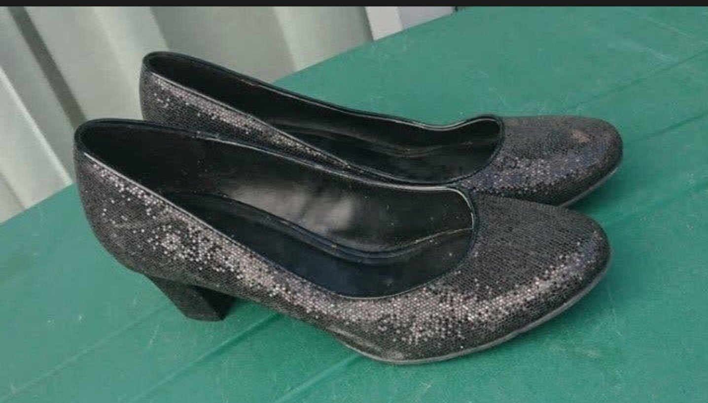 Dames Graceland schoenen maat 39 met glitters, Pumps, Zwart, Ophalen of Verzenden, Graceland