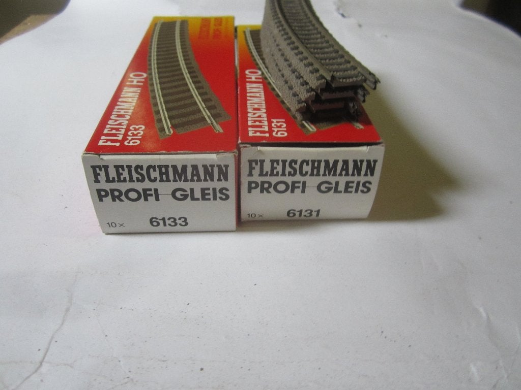 fleischmann Ho profi rails 6131/6133, Gelijkstroom, Fleischmann, Rails, Ophalen of Verzenden