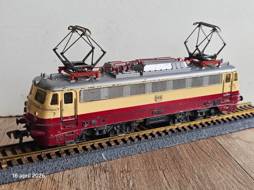 Modeltrein Ho fleischmann E-10 TEE LOKOMOTIEF metaal, Gebruikt, Fleischmann, Ophalen of Verzenden, Analoog