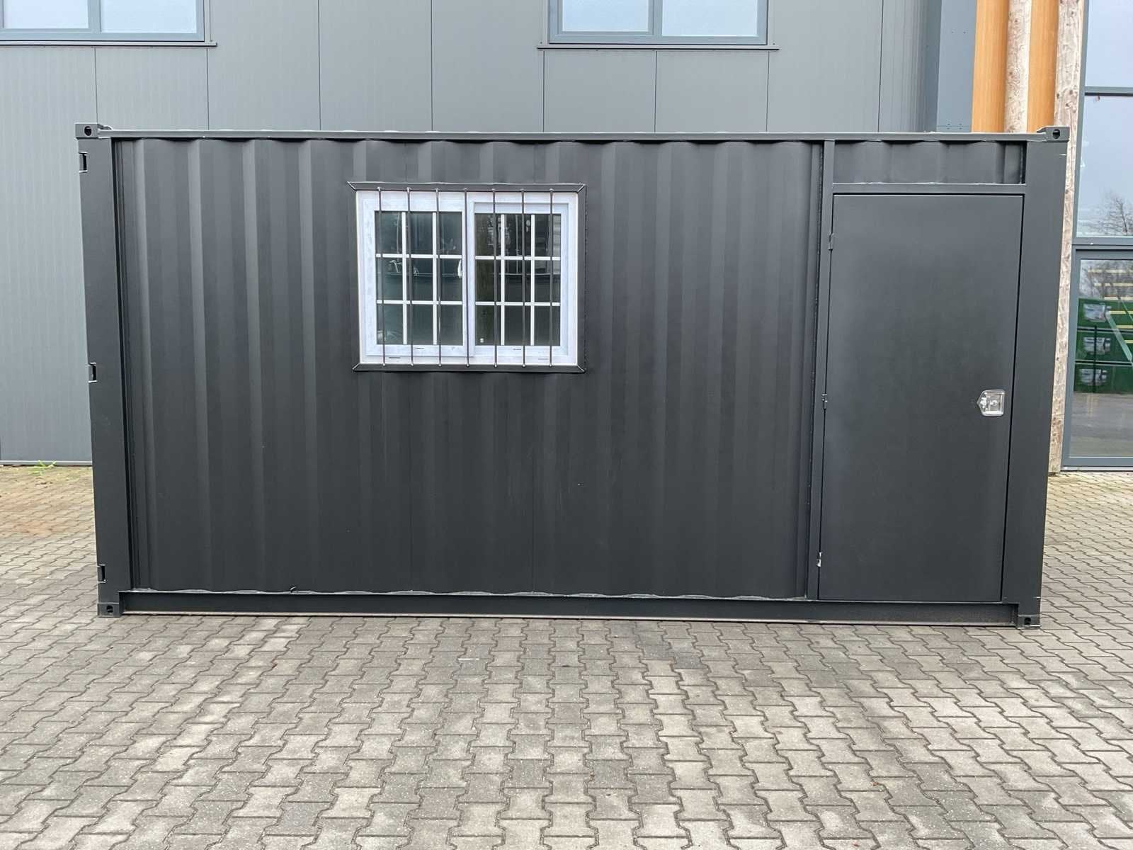 Rhino-Cross-Containers 16ft Mini container met deur en raam