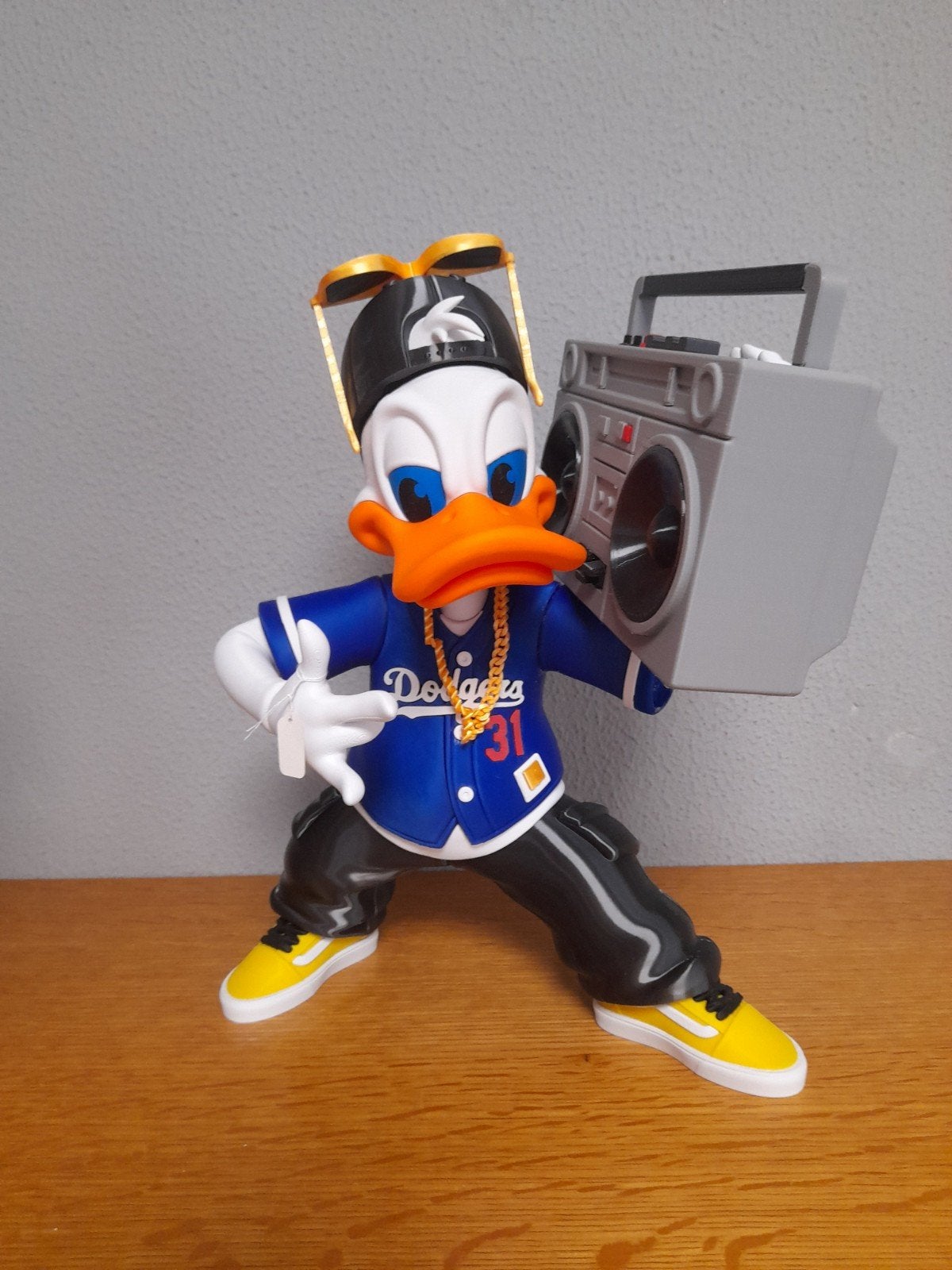 Donald duck ca 35 cm, Ophalen, Zo goed als nieuw