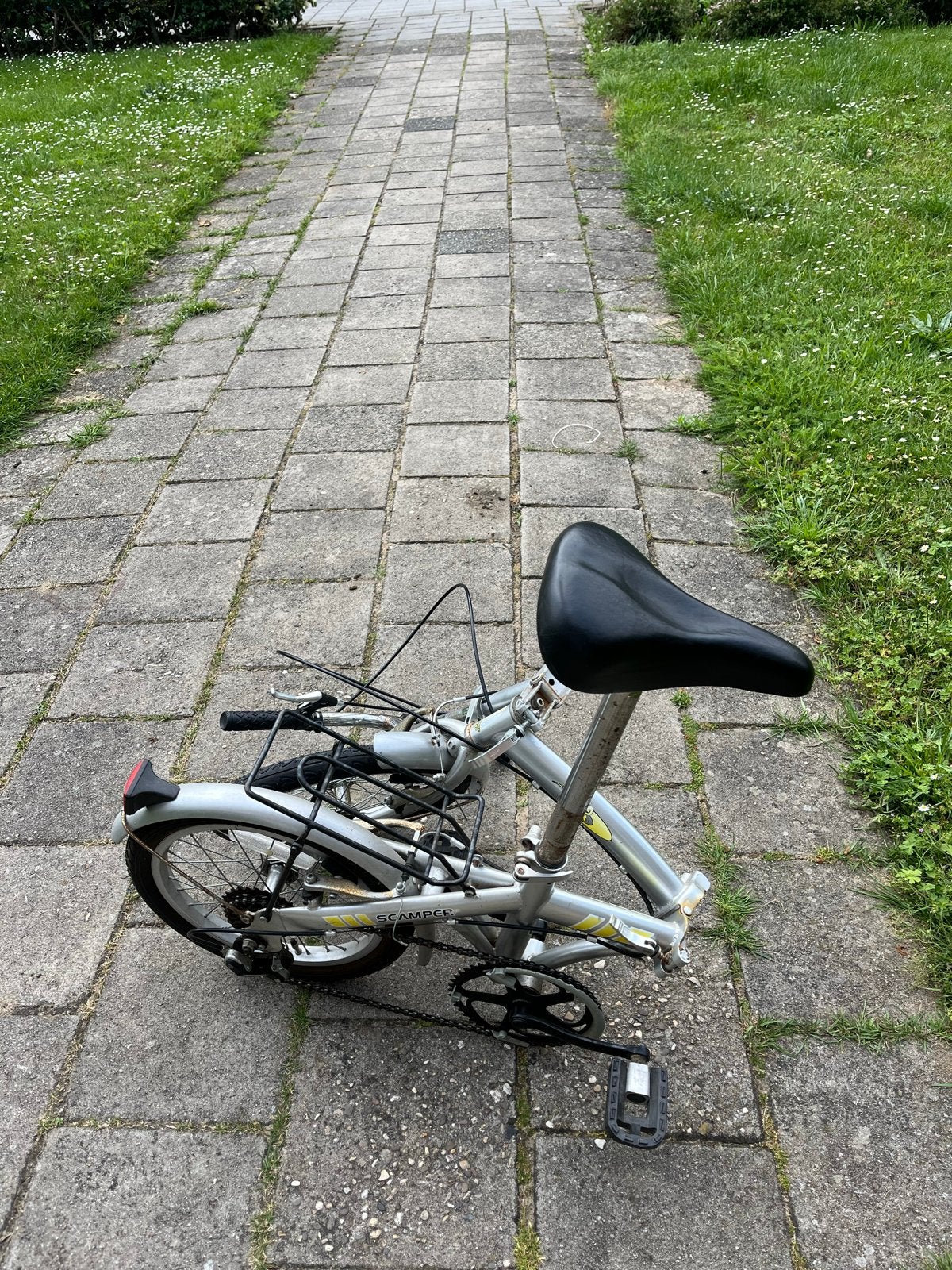Vouwfiets met 6 versnellingen, Gebruikt, 14 tot 16 inch, Versnellingen, Totaal opvouwbaar
