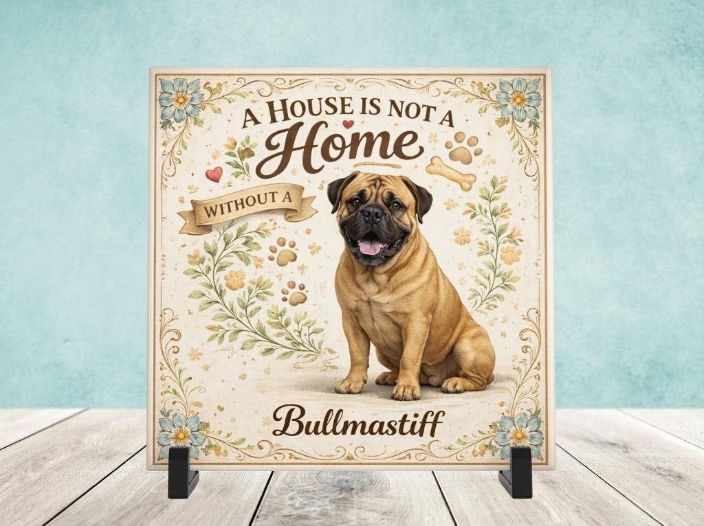 A House is not a Home Without a Bullmastiff - Tegel, Verzenden, Nieuw