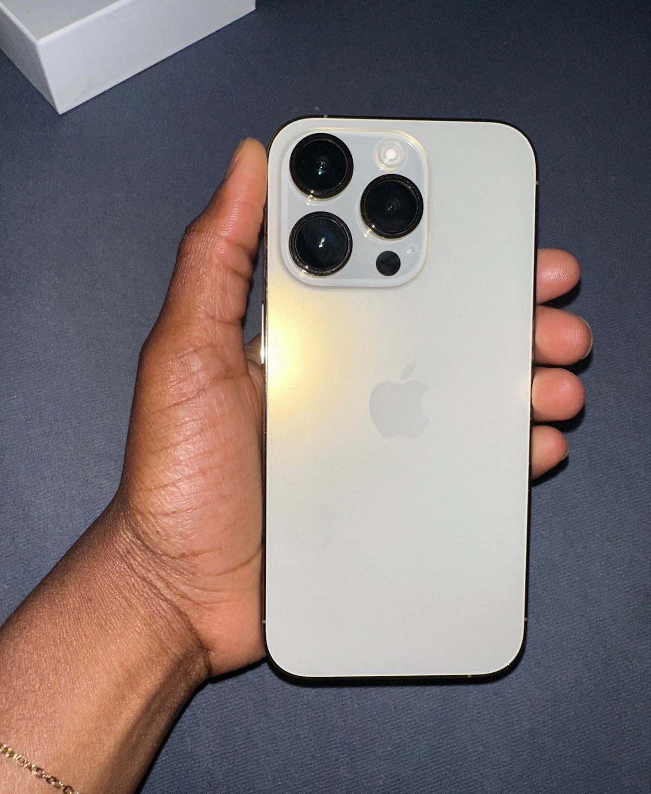 iPhone 14 Pro 128 GB Goud - Zo goed als nieuw, Ophalen of Verzenden, Zo goed als nieuw, Zonder simlock, Goud