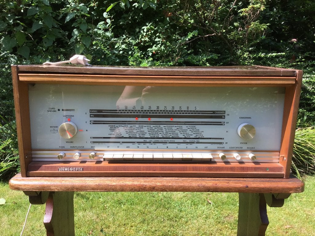 Vintage radio Loewe Opta oud werking onbekend, Ophalen