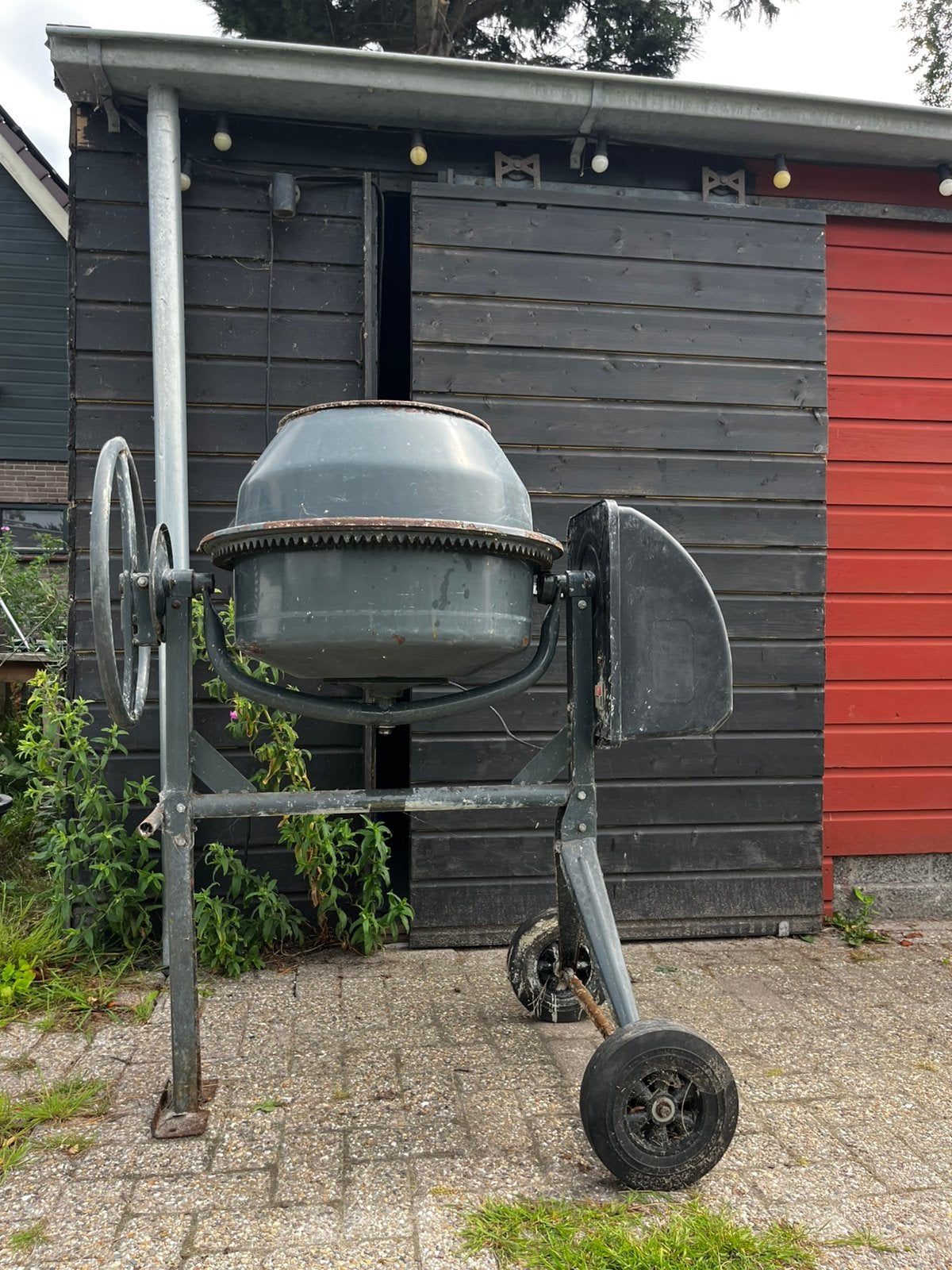 Betonmolen, Ophalen, Gebruikt