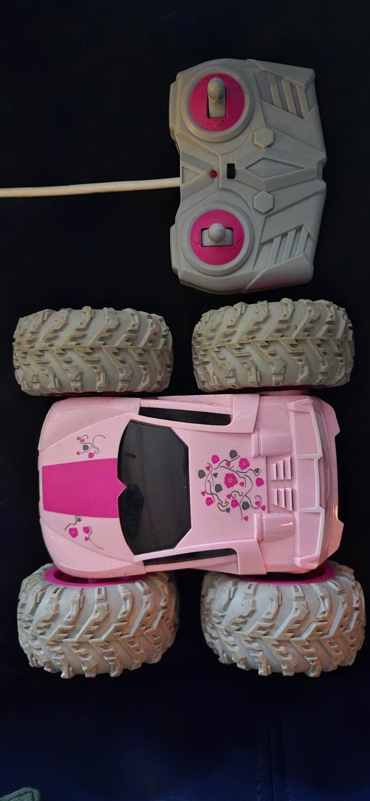 Roze RC Auto met Afstandsbediening - Offroad Plezier!, Elektro, Gebruikt, Auto offroad, Ophalen of Verzenden