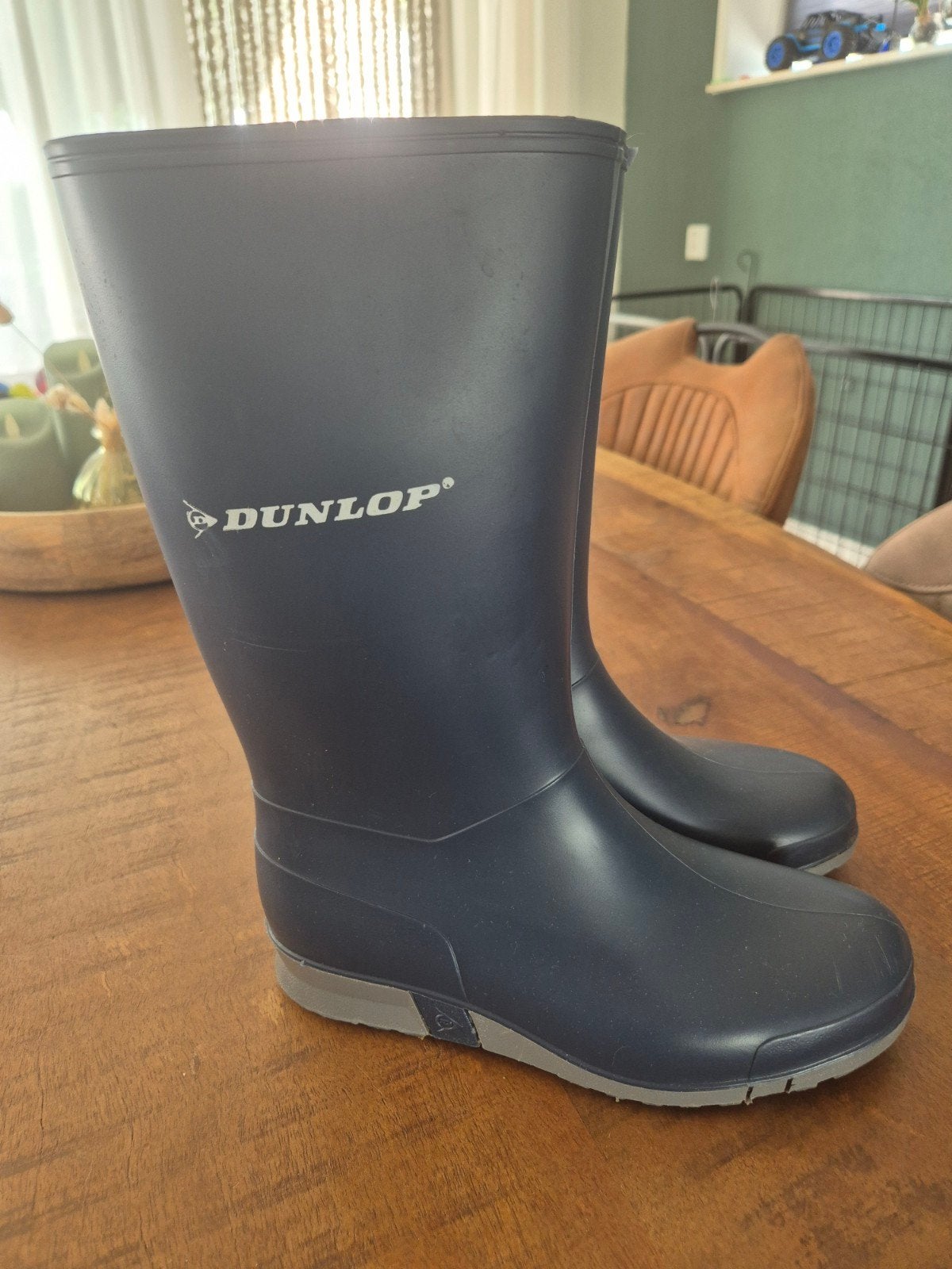 Dunlop regenlaarzen - Maat 35, Gebruikt, Jongen of Meisje, Ophalen of Verzenden, Laarzen