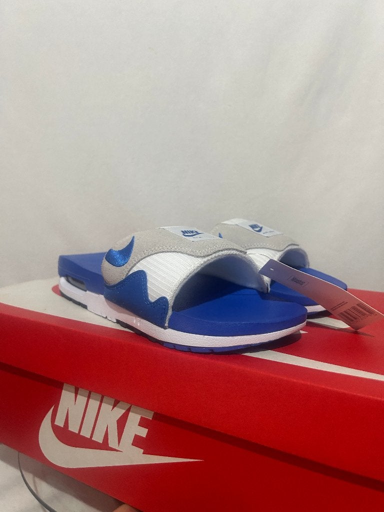 NIEUW IN DOOS! Maat 40 - Nike Air Max 1 Slide Royal Blue, Slippers, Nike, Nieuw, Nike