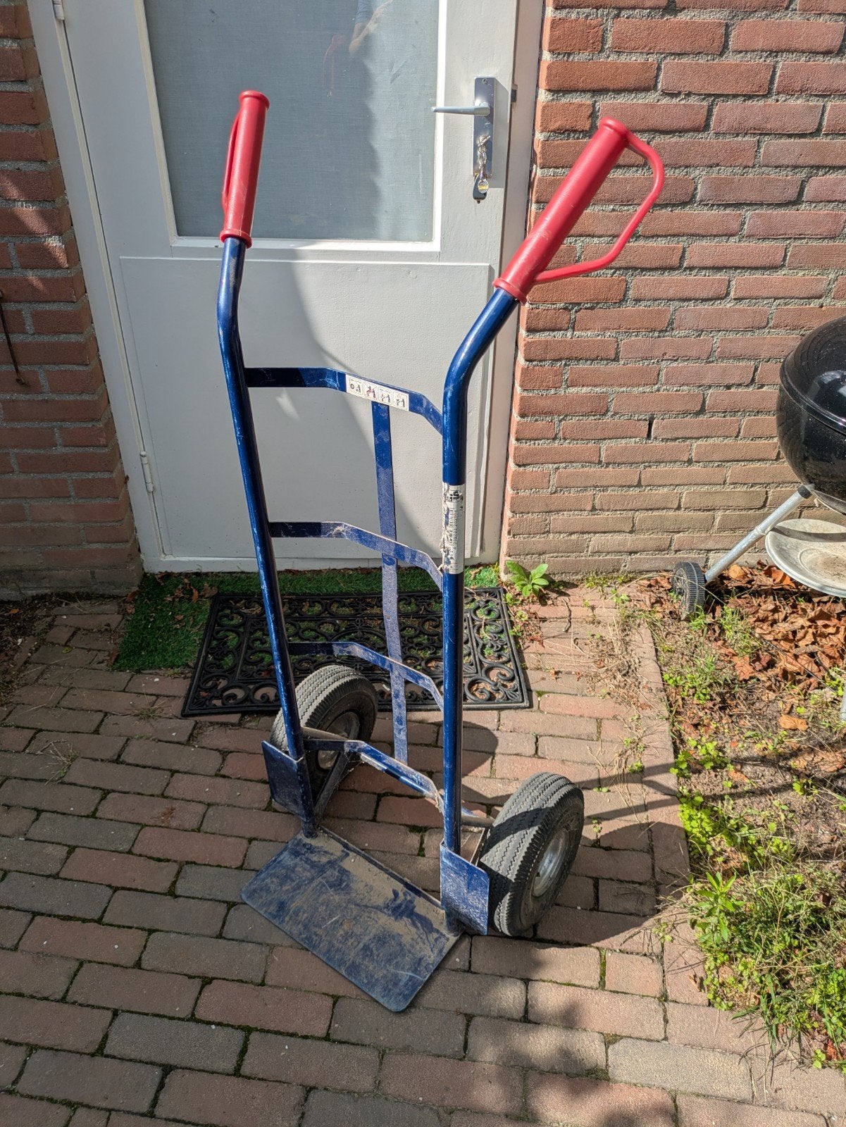 steekwagen met luchtbanden, Ophalen, Handmatig, Tweewielig