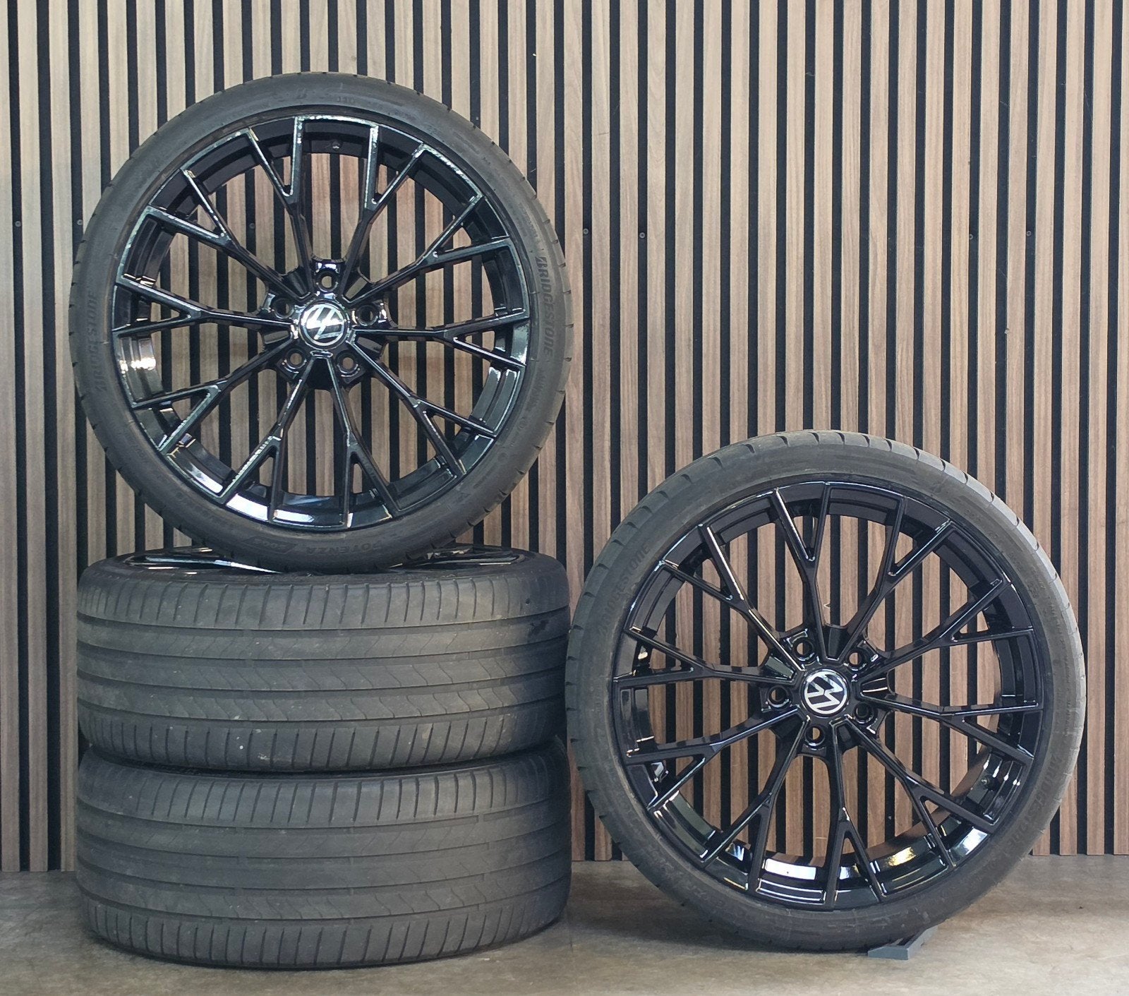 Nette 19" Volkswagen Golf Warmenau look Velgen+Banden 5x112, Fd, Banden en Velgen, Personenwagen, Zomerbanden