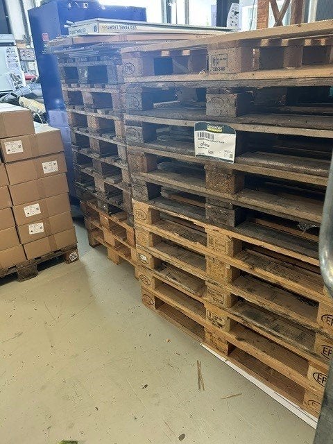 + 5 GRATISC EPAL - Euro pallets 20 +5 stuks A-keus 80 x 120, Ophalen, Zo goed als nieuw, 50 mm of meer, Pallet