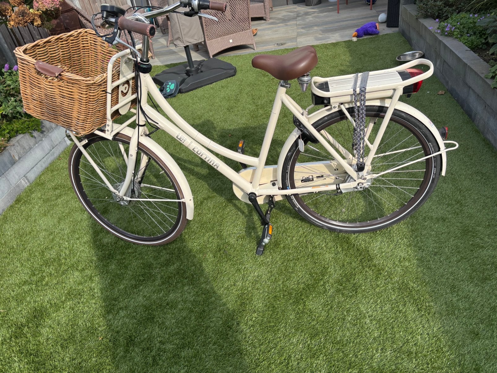 Cortina E-U4 Ecomo elektrische fiets (XXL accu) – 28 inch, Ophalen, Zo goed als nieuw, Cortina, 59 cm of meer