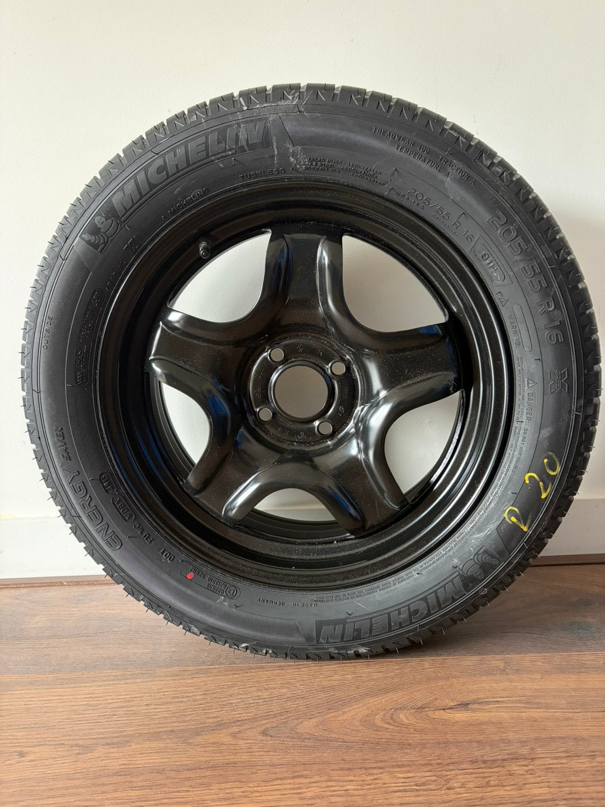 Nieuw reservewiel met Michelin band 205/55 R16 - ongebruikt, Ophalen