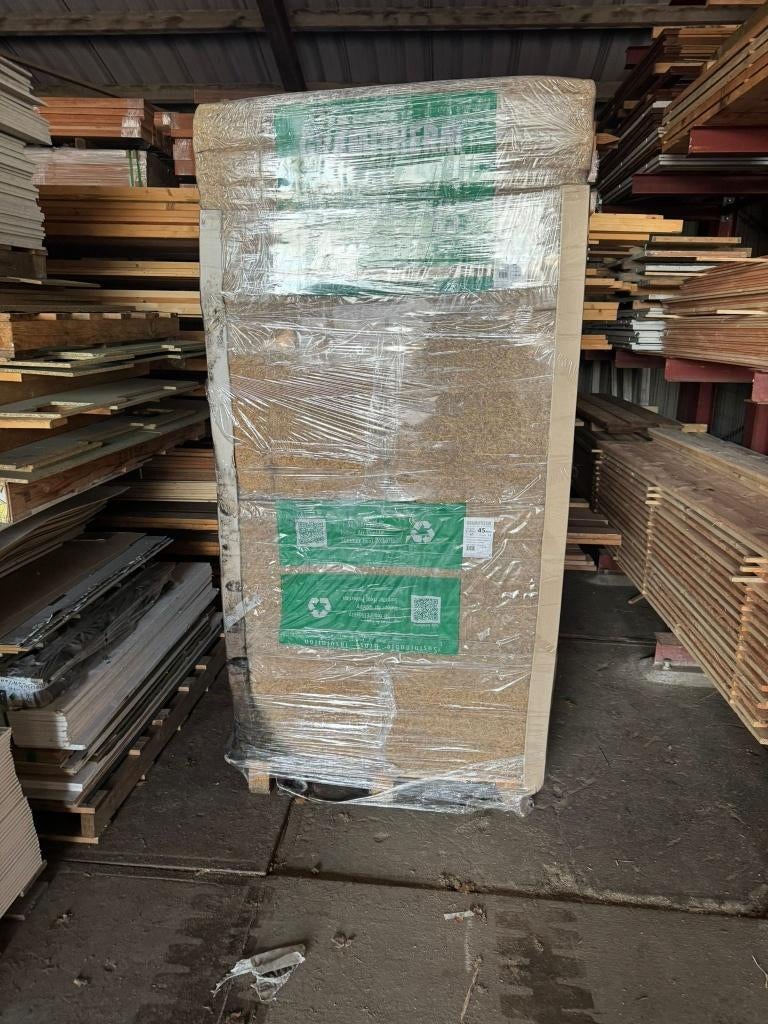 Gramitherm grasvezel isolatieplaten, Doe-het-zelf en Verbouw, Isolatie en Afdichting, Ophalen, Overige materialen, 10 tot 15 m²