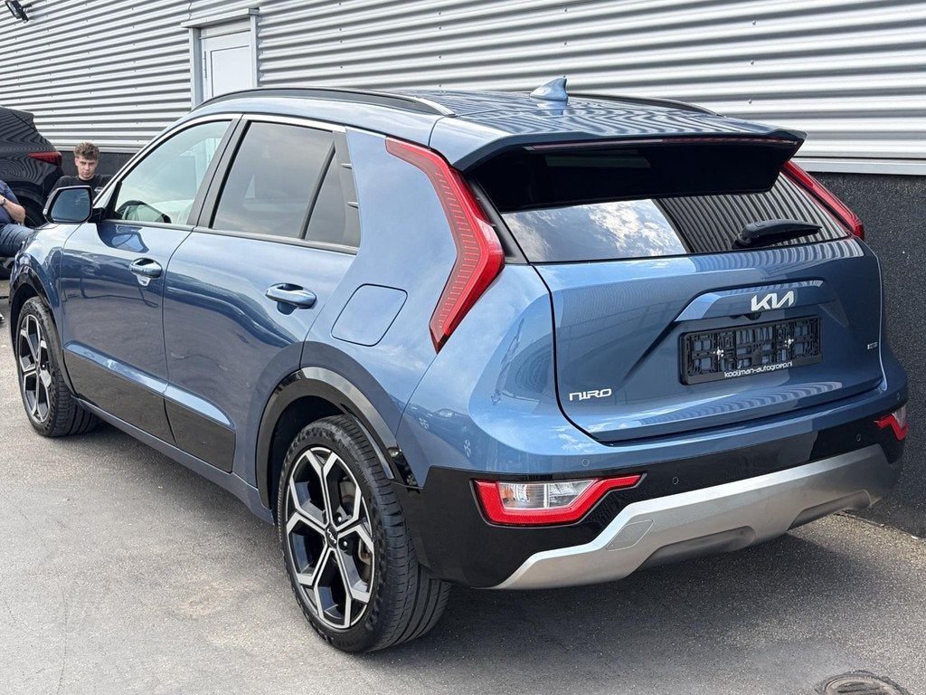 Kia Niro 1.6 GDi Hybrid DynamicLine Navigatie, 18" LMV, Acht, Auto's, Kia, 1374 kg, Gebruikt, Euro 6, Blauw