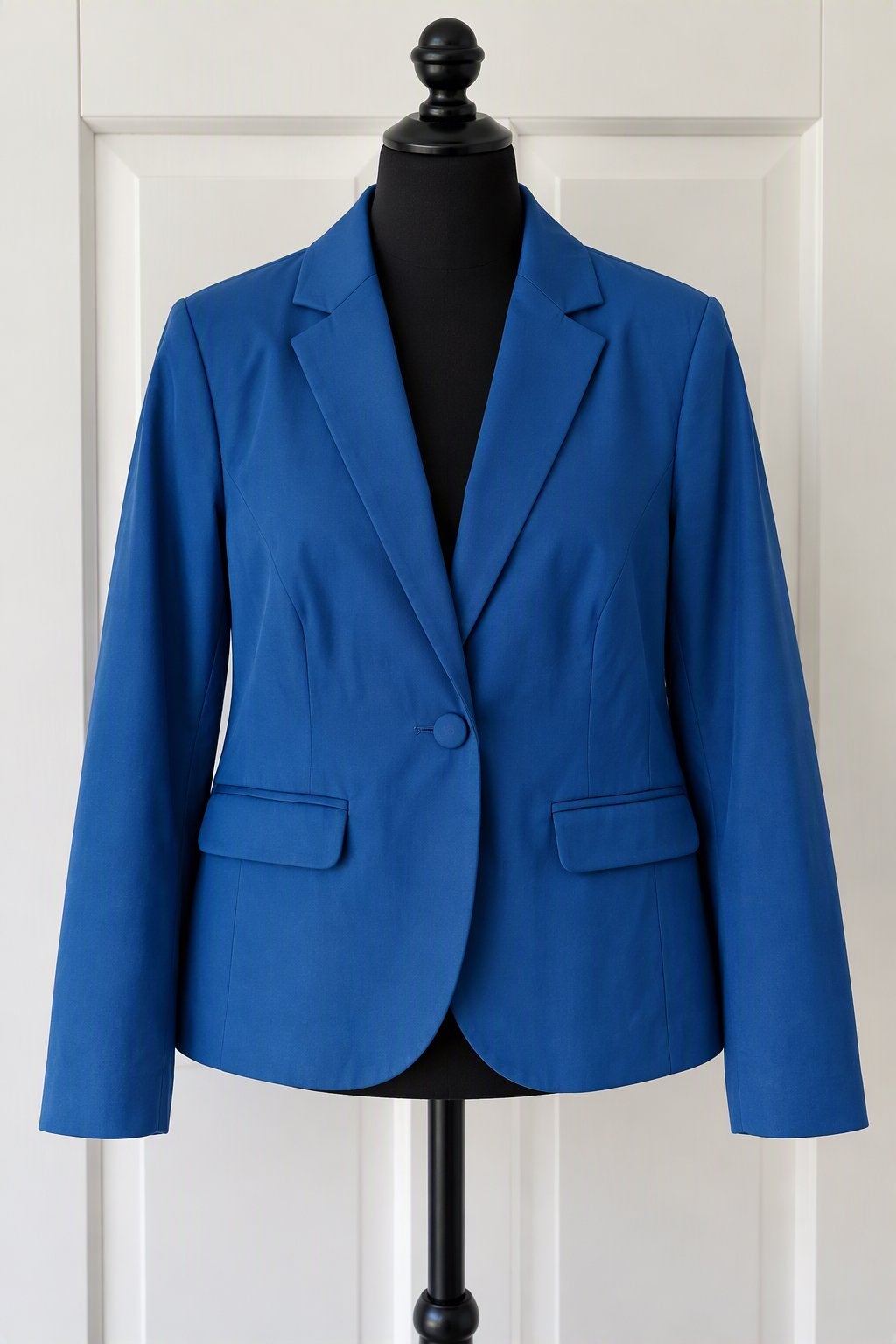 Promiss Blauw Jasje - Maat 48, Blauw, Maat 46/48 (XL) of groter, Ophalen of Verzenden, Zo goed als nieuw