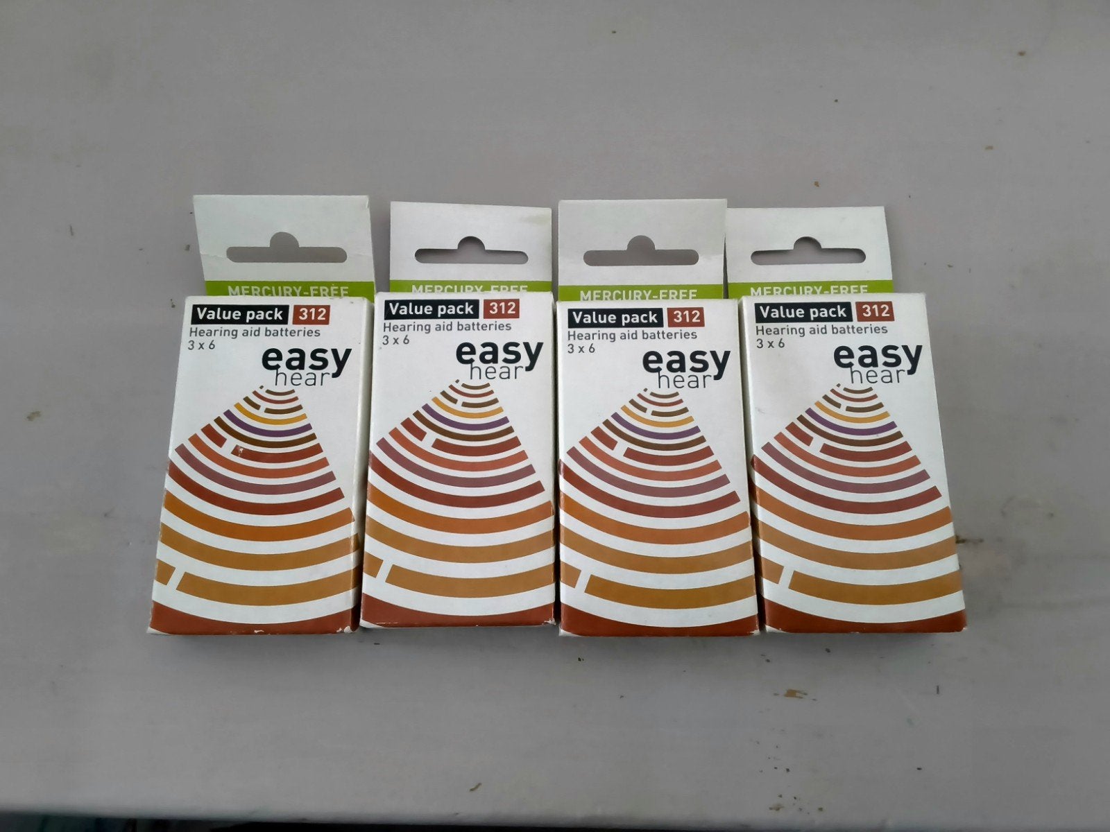 Easy Hear gehoorapparaat batterijen - Value Pack 312, Verzenden, Nieuw