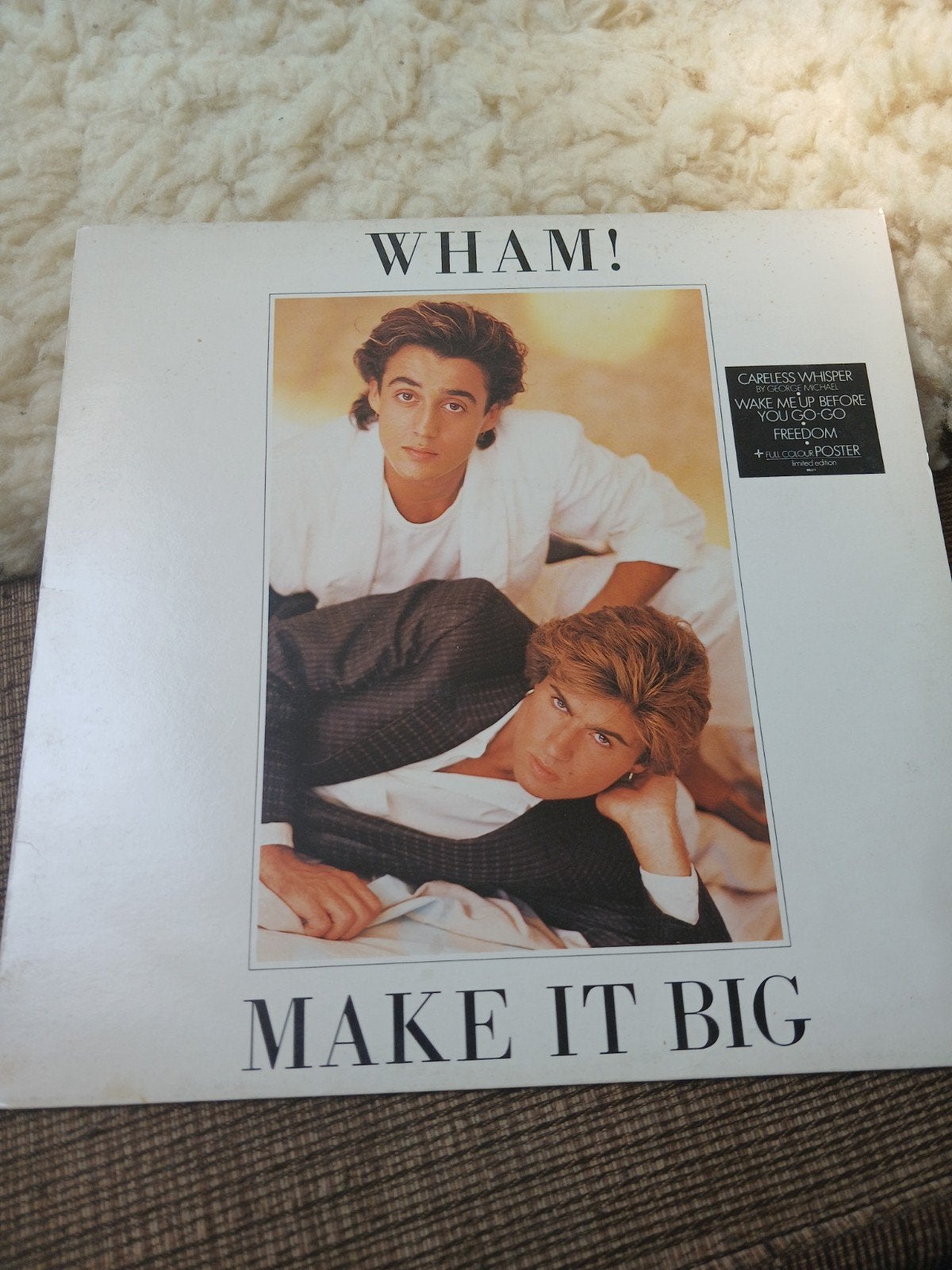 Wham! - Make It Big LP (Limited Edition met poster), Gebruikt, 1980 - 1989, Ophalen of Verzenden, 12 inch