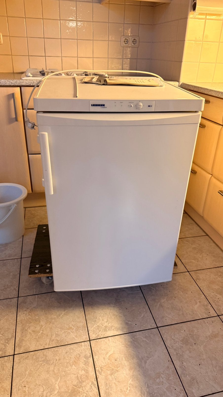 Liebherr comfort dievries 3 lades, Minder dan 60 cm, Zo goed als nieuw, Vrijstaand, Ophalen
