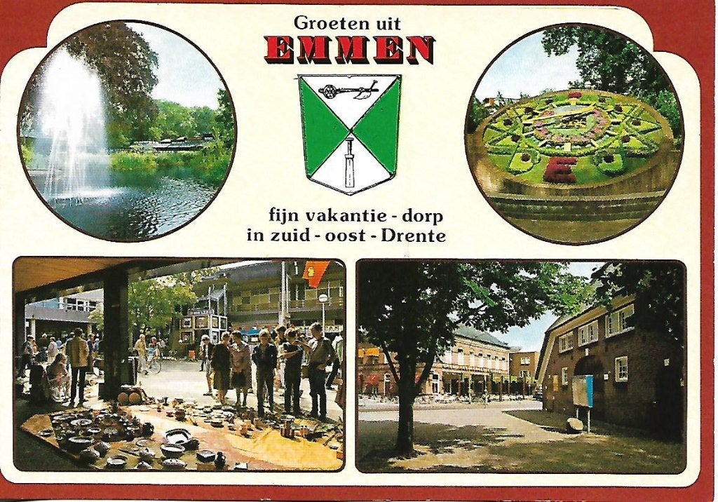 Emmen- -4-luik., Verzenden, 1980 tot heden, Ongelopen, Drenthe