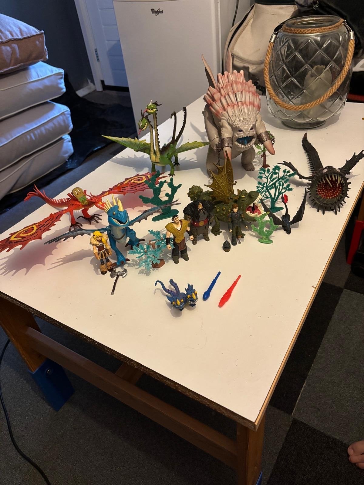 Grote collectie Draken en personages uit Hoe Tem Je Een Draa, Ophalen of Verzenden, Gebruikt