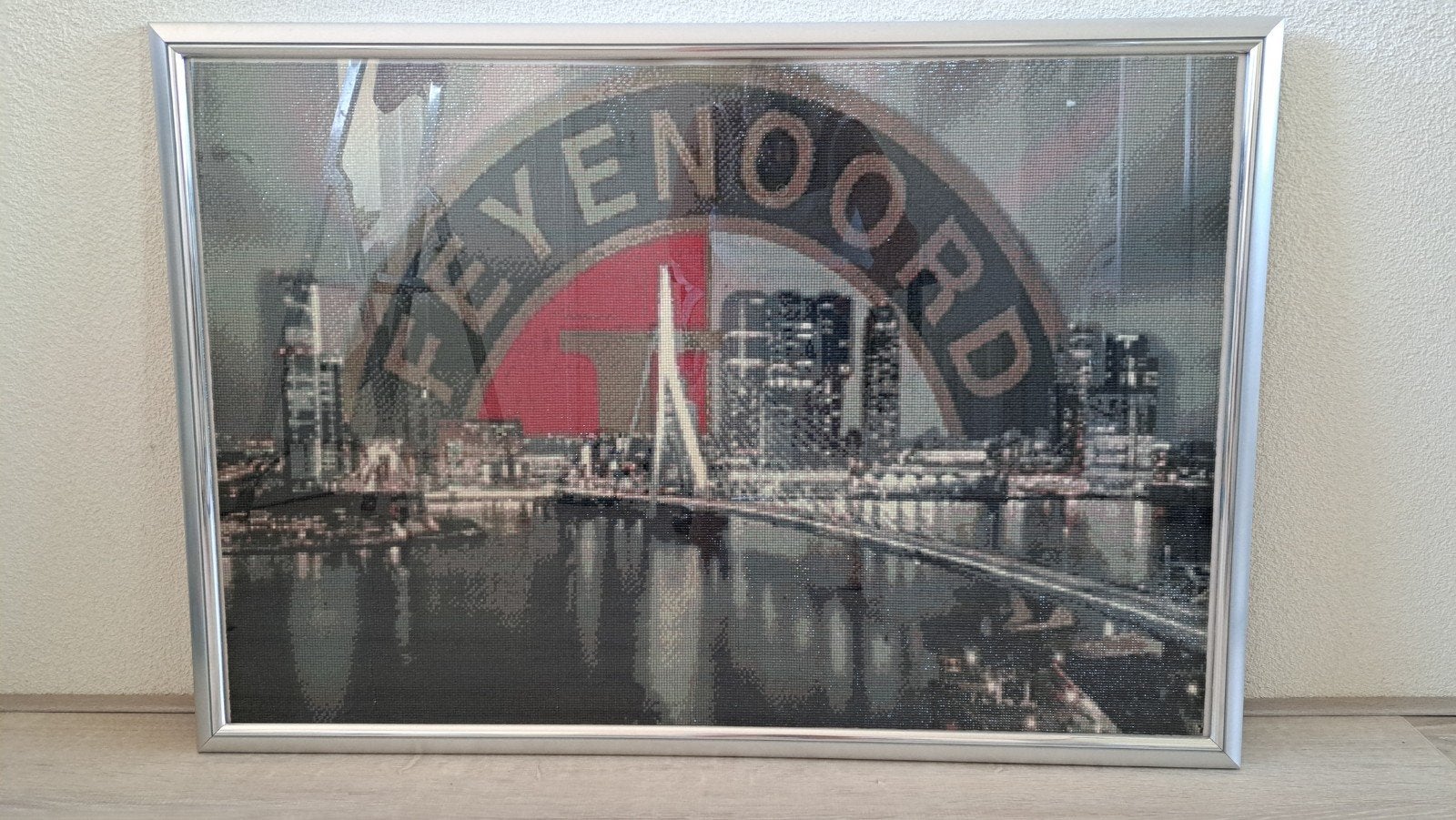 Feyenoord Diamond Painting Schilderij - Rotterdam Skyline, Ophalen