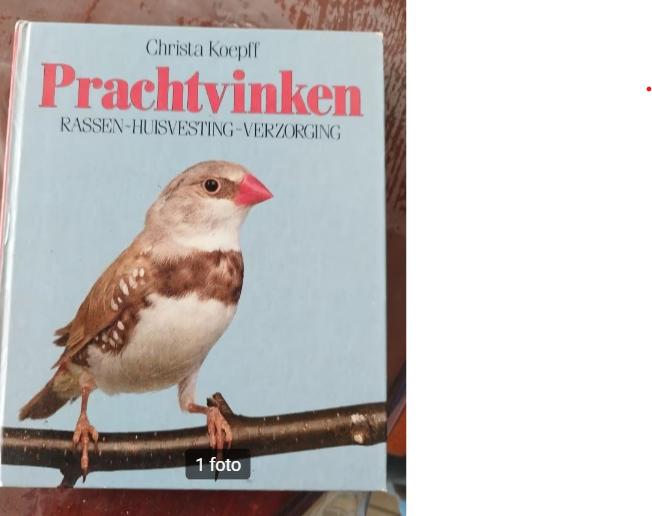 Prachtvinken Rassen, huisvesting, verzorging, Ophalen of Verzenden, Zo goed als nieuw, Vogels