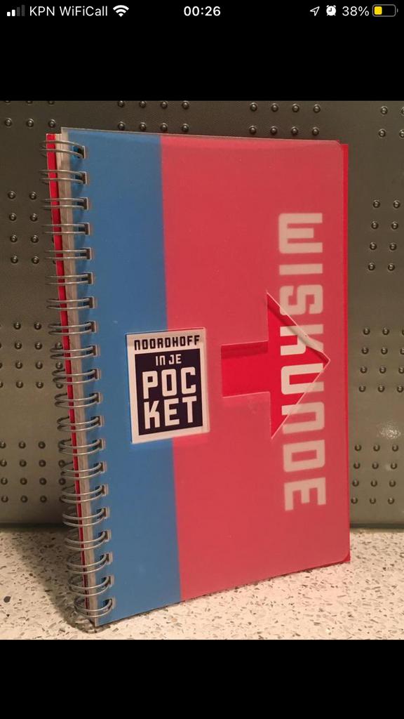 Noordhoff In Je Pocket Wiskunde, Boeken, Ophalen of Verzenden, Beta, Zo goed als nieuw, Overige niveaus