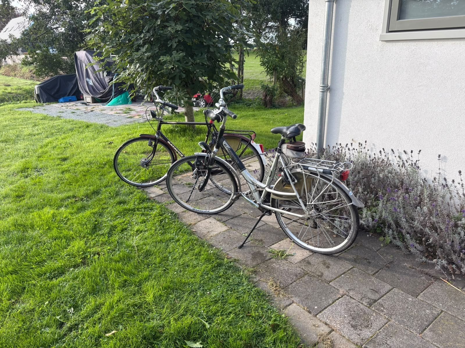 2 fietsen  Heren en Dames fiets, Ophalen, Gebruikt, Batavus