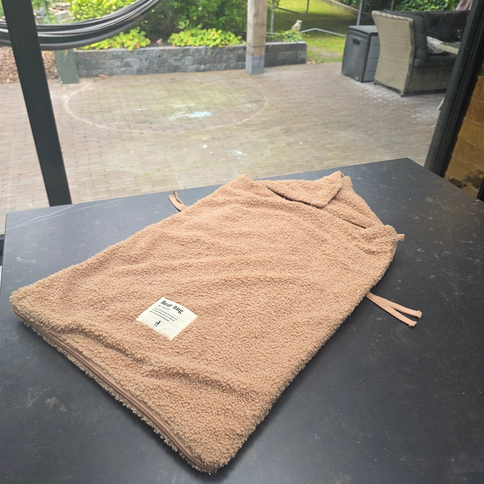 Jollein Voetenzak Teddy Bear Hug Beige, Kinderen en Baby's, Ophalen of Verzenden