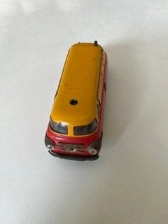 schuco shell auto, geel met rod, Antiek en Kunst, Antiek | Speelgoed, Ophalen of Verzenden