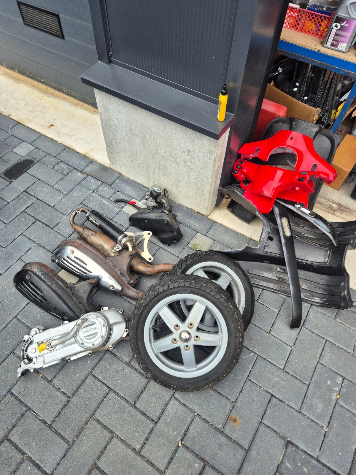 Partij Vespa / Piaggio Onderdelen, Ophalen of Verzenden